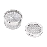 Ultraschall Reinigungsnetz, 20mm Edelstahl Sieb Korb für Uhrwerk, Schmuck und Präzisionsbauteile