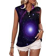 【Quick-Dry Performance Fabric】Crafted From a Premium Quick-Dry Polyester Blend, This Lightweight and Breathable Sleeveless Golf Shirt Efficiently Wicks Away Moisture to Keep You Cool and Dry During Workouts or Outdoor Activities. Combining Sporty Sty...