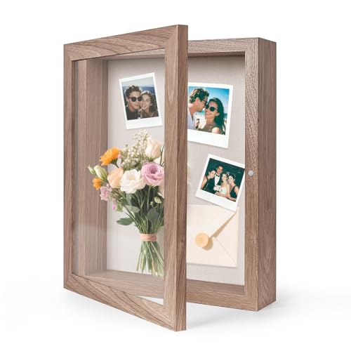 HOUSE DAY 11x14 Shadow Box Frame, Front Open Magnetic Shadow