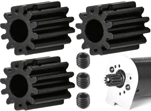 32P 12T RC Car Gear Set | 45# Steel Black Oxide | 5mm Bore +0.03mm | Precision Engineered Motor...