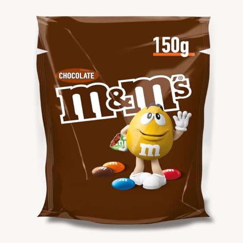 M&M's Chocolate, Schokolade Großpackung, 1 x 150g, Schokolinsen