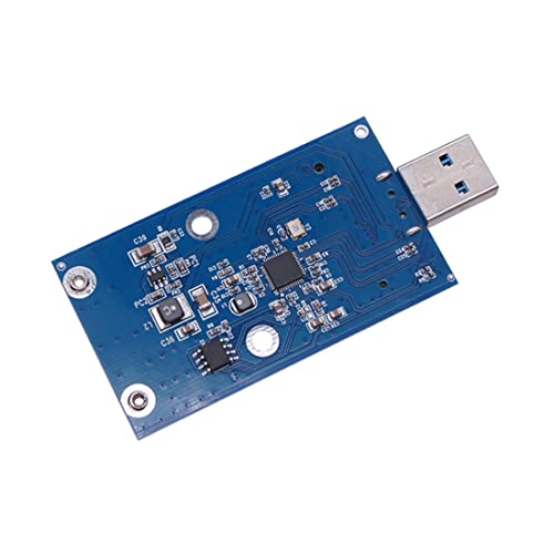 Caja externa USB 3.0 a mSATA SSD negra miniatura 7