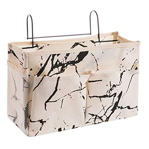 HYDD Sacs de Rangement pour Lit,Sac de Chevet à Accrocher Poche de Rangement Suspendu Organiseurs pour Livres,Zeitschriften,Téléphones,Tablettes et Accessoires Cover