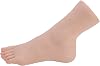 Silicone Foot Model Flexible Joint Positioning Mannequin Foot for Nail Art Photography Display Beauty Training Soft (Left )