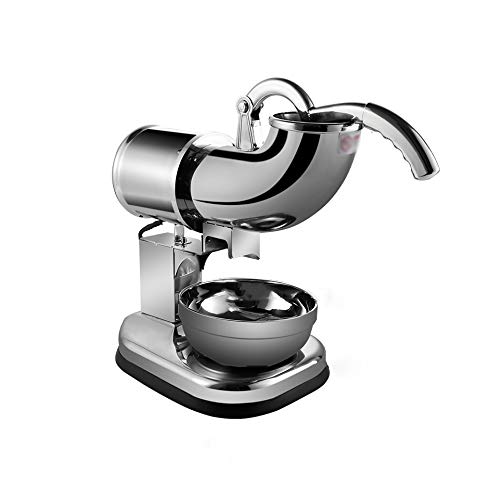 BybAgs ICES Ice Crusher Snow Cmaker Stainless Steel Smoothie Sundaes Ice Cream Cocktails Maker