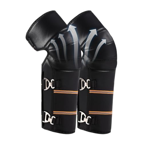 Rodilleras para moto, rodilleras de moto, protectores de piernas de moto impermeables, protección de la rodilla para motocross, Rodilleras antideslizantes para moto, manga caliente para invierno en