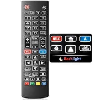 Backlit Remote for LG-Smart-TV, Universal Replacement for All LG TV Remote Control for Easy Nighttime Use.(1-Year Warranty)