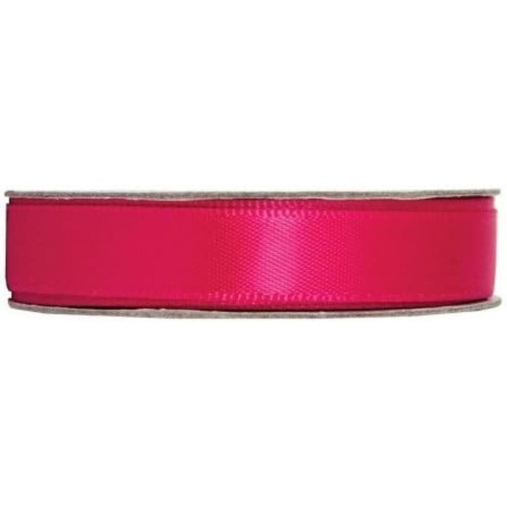 Anita's 3m Satin Fuchsia Coloured Ribbon, Ideal For Gift Wrapping, Crafting, Hair, Sewing, Balloons, Gifts, And Craft Stash