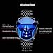 Imagen de RORIOS Moda Reloj Hombre Cuarzo Analógico Reloj de Acero Inoxidable Creativo Relojes Pulsera para Hombre Deportivo Reloj Hombre