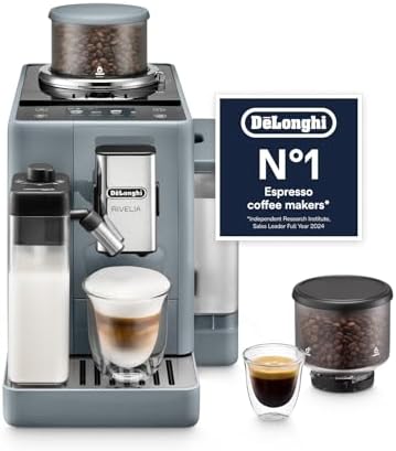 Delonghi Rivelia EXAM440.55.G, Fully Automatic Coffee Machine w...
