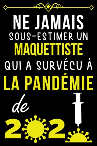 NE JAMAIS SOUS-ESTIMER UN MAQUETTISTE QUI A SURVÉCU À LA PANDÉMIE DE 2020.: CARNET DE NOTES POUR NE JAMAIS SOUS-ESTIMER UN MAQUETTISTE QUI A SURVÉCU À LA PANDÉMIE DE 2020.: CARNET DE NOTES POUR