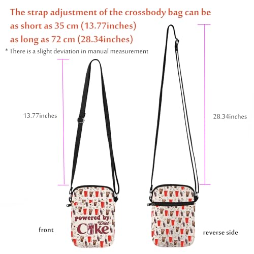 Drinking Gift Soda Lovers Crossbody Bag Soda Drink Addict Handle Bag Vodka Drinker Carry On Bag (PowerDietCokCross)3