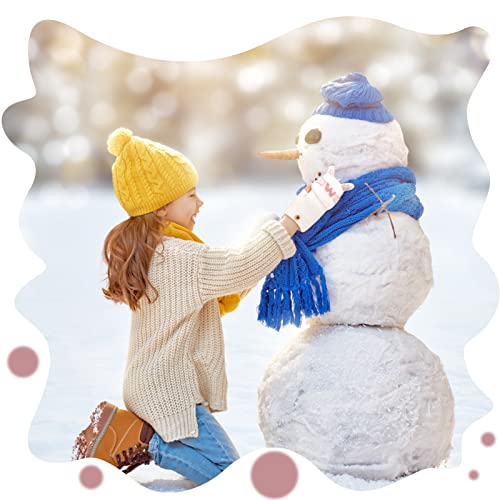 2 paia di guanti a mezze dita per bambini, senza