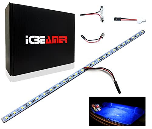 Tira LED ICBEAMER 12 pulg Luz azul alta potencia miniatura 1