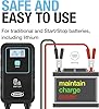 RING SMARTCHARGE 6A Car Charger & Maintainer With Crocodile Clips & Built-In Hanging Hook - Compatible With Lithium Ion, Lead Acid, Gel, Calcium, EFB & AGM Batteries #2