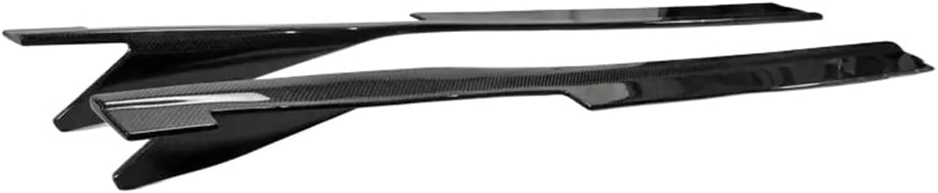 F458 ための互換性カーボンファイバー AP スタイルサイドスカート延長光沢のある繊維 458 ドア敷居部分カーアクセサリーレーシ