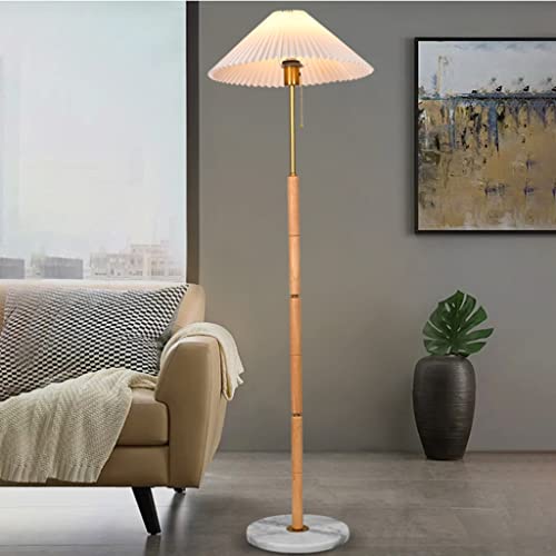 Lámpara vertical de ambiente de madera de 5.1 pies para salón y dormitorio 5