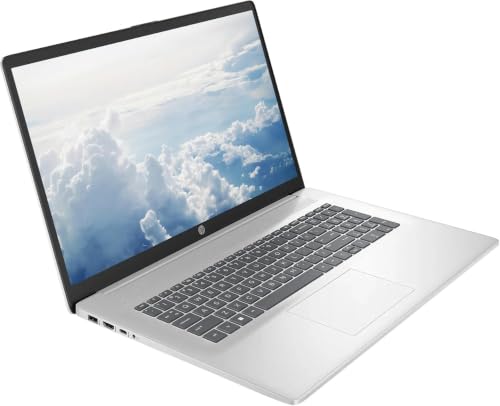 Image of HP 17.3 inch FHD Business & Student Laptop Computer, 64GB RAM 2.5TB Storage (2TB SSD+512GB Docking Station Set), 6-Cores AMD Ryzen 5, Windows 11 Pro, PLUSERA Earphones, Silver