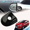 Drivers Door Lock Cover with Key Holes For Nissan For Juke Micra K13 Exterior Handle Cap Replacement Black OEM 806441KK0D #1