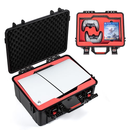 Valise de voyage PS5 Slim étanche antichoc pour jouer chez vos amis en toute sérénité