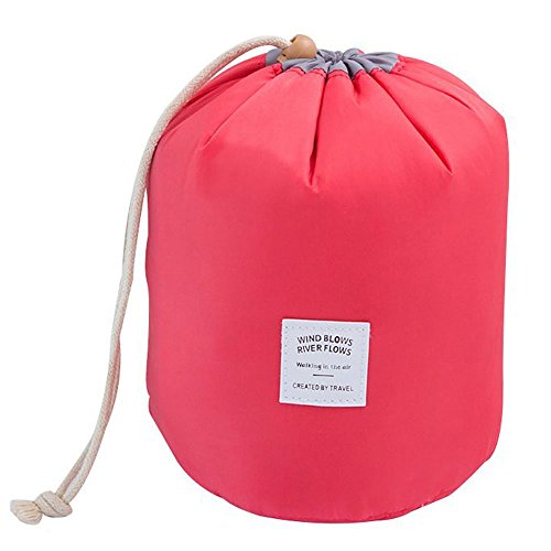 Tancendes Kosmetiktasche wasserdichte Makeup-Tasche Multifunktion Reise Kulturtasche Rot