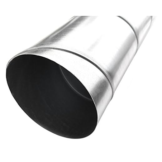 Tubería helicoidal Intelmann, diámetro 125mm, longitud 1000mm (80, 100, 125, 150, 160, 180, 200, 250)