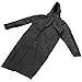 ZJchao Rain Poncho, Portable EVA Hooded Raincoat for Men and Women Outdoor Rainwear Rain Jacket Ponchos for Adults Gear for Camping Hiking Riding, Black (XL)