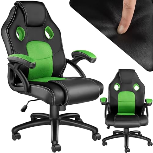 TecTake® Chaise Gaming Chaise de Bureau Fauteuil de Bureau Fauteuil pivotant Design...