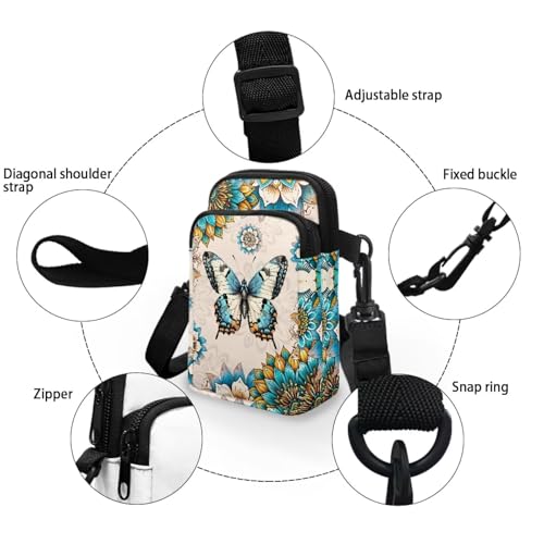 Image of Lightweight Small Crossbody Bags Cell Phone Purses Travel Pouch Shoulder Bag for Women