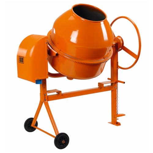 Hormigonera IRBAL HOR 140 – 140L, 700W, Corona de Fundición, Freno en Volante, Patas Telescópicas, Eléctrica 220V – Ideal para Reformas y Obra Doméstica