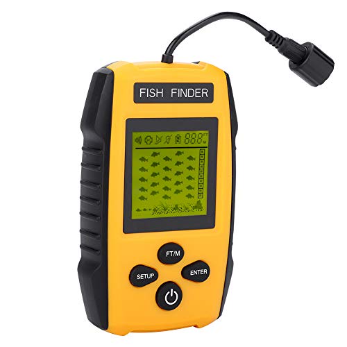 Stylebest Buscador de Peces LCD Portátil de 100 M con Sensor de Sonar para Entusiastas de la Pesca: Diseño Ligero de ABS, 567 G, Fácil de Usar