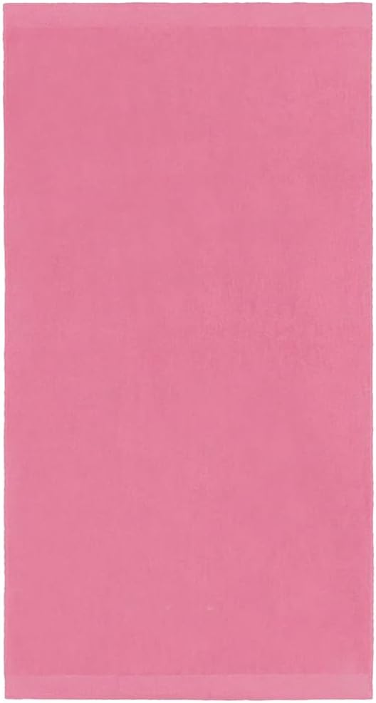 Kaufman – Velour Solid Color Bath Sheets, Beach Towel, Pool Towel, 100% Cotton, 30''x60'', Absorbent Towel (12, Pink)