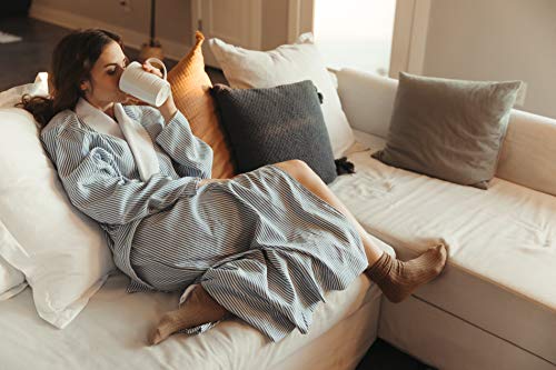 Telegraph Hill Luxury Double Layer Soft Microfiber Spa Bathrobe4
