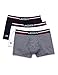 Produktbild Lacoste Herren 5H3413 Boxershorts, Marine/Blanc, M (3er Pack)