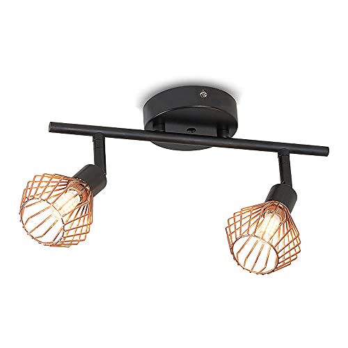 3 Way Ceiling Light Multi-Directional Ceiling Spotlight, Adjustable Surface Mounted Accent Spot Lighting Indoor, Chrome Directional Spotlights for Kitchen Living Room