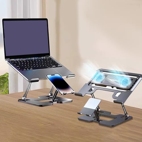 Soporte Ajustable 2 en 1 para Laptop y Teléfono QINGFAN miniatura 6