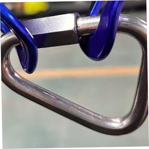Carrete Slackline exterior con polea de metal y mosquetón triangular resistente 3