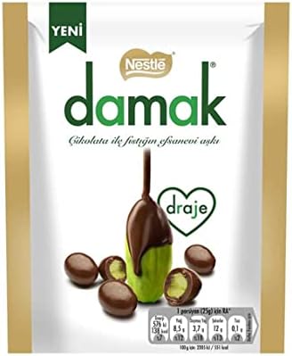 Nestle Damak Draje Çikolata 50 g 12'li