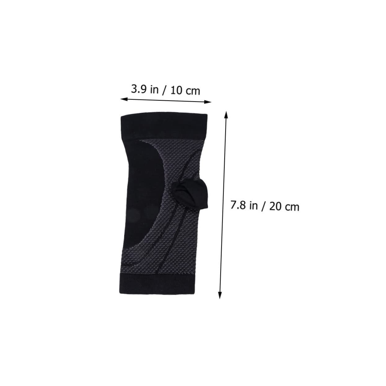 Holibanna 2Pairs Compression Sports Socks for Plantar Relief of Elastic Ankle Support Sleeves No Skid Design Comfortable for Running Walking Fitness and Outdoor Activities