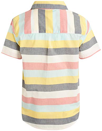 Body Glove Boys' Woven Shirt - Short Sleeve Button Down Summer Beach Shirt (S-Xl), Size Medium, Color Stripes #TOP5