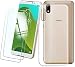Produktbild HongMan für Wiko Y70 Hülle +[2 Stück] Panzerglas Disschutzfolieplay, Wiko Y70 Durchsichtig Case Transparent Silikon TPU Schutzhülle Premium 9H Gehärtetes Glas