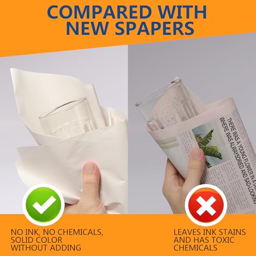 50 SHEETS 38 x 69 cm Packing Paper Sheet for Moving Shipping Wrapping Packing Box Newsprint Paper Moving Paper Moving Supplies Protecting Fragile Items Glass China Dishes Packing