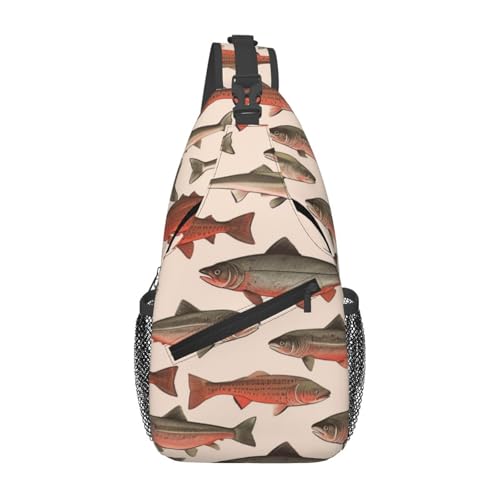 Bolso Cruzado Para Hombre Mochila De Pecho Negra miniatura 1