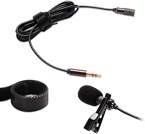 Lavalier Lapel Microphone with Easy Clip On System | Perfect for Recording YouTube Vlog Interview/Apple iPhone, Android Smartphone,Computer,Laptop, MacBook, iPad, iPod,DSLR,Digital Voice Recorder
