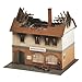 Produktbild FALLER Brandruine Gasthaus Zur Sonne Modellbausatz mit 114 Einzelteilen 136 x 119 x 119 mm I Modelleisenbahn Zubehör H0 I Modelleisenbahn H0 Gasthaus, Weiß