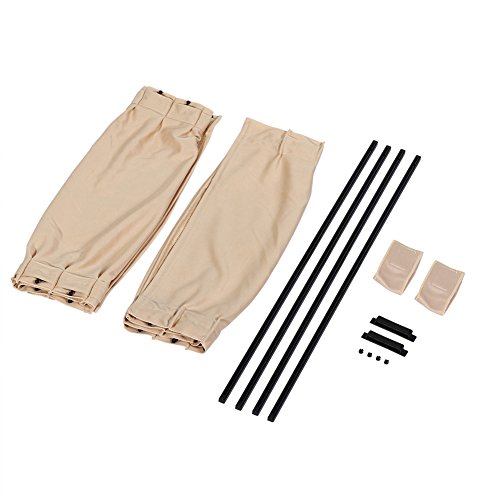 2pcs Car Side Window Sun Shades Beige for Most Cars/SUV