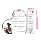 【PRÉSENT SIGNIFICATIF】 Nos marque-pages personnalisés et nos panneaux en acrylique présentent des citations sincères et des motifs colorés, offrant amour, encouragement et motivation à chaque lecture. Une façon significative de montrer à vos proches à quel point vous vous souciez d’eux.
