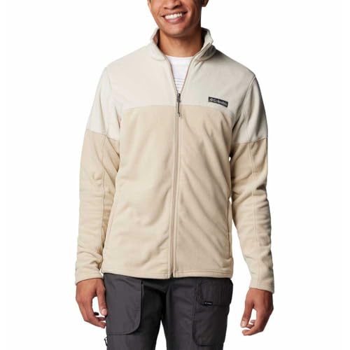 Veste polaire Columbia homme zippée idéale pour le camping en forêt