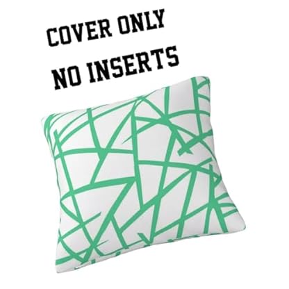 2er Set Kissenbezug 30x30 cm Kissen Grün Dekokissen, Quadrat Kissenbezug Gestreift Kissenbezüge Sofakissen, Weicher Pillow Cover Kissenhülle Winner Zierkissen für Bett Couch Aesthetic Room Decor -xh8 – Bild 6