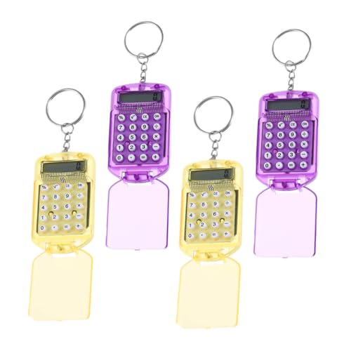 Calculatrice de poche mini portable à clapet résistant pour éviter les touches bloquées